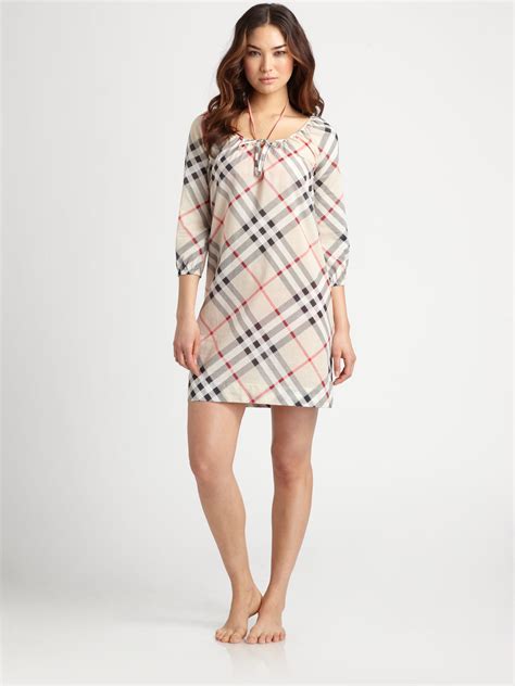 burberry swim cover up|burberry beach cover ups.